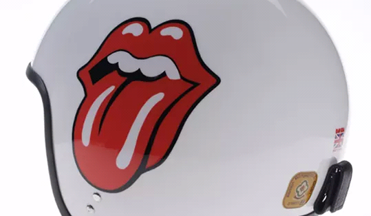 Davida : casque Rolling Stones en expo chez Saatchi et commercialisé, inratable !